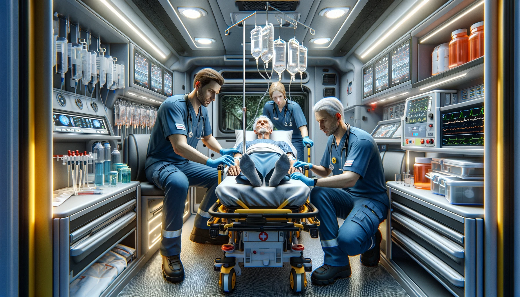 бот для перевозки больных