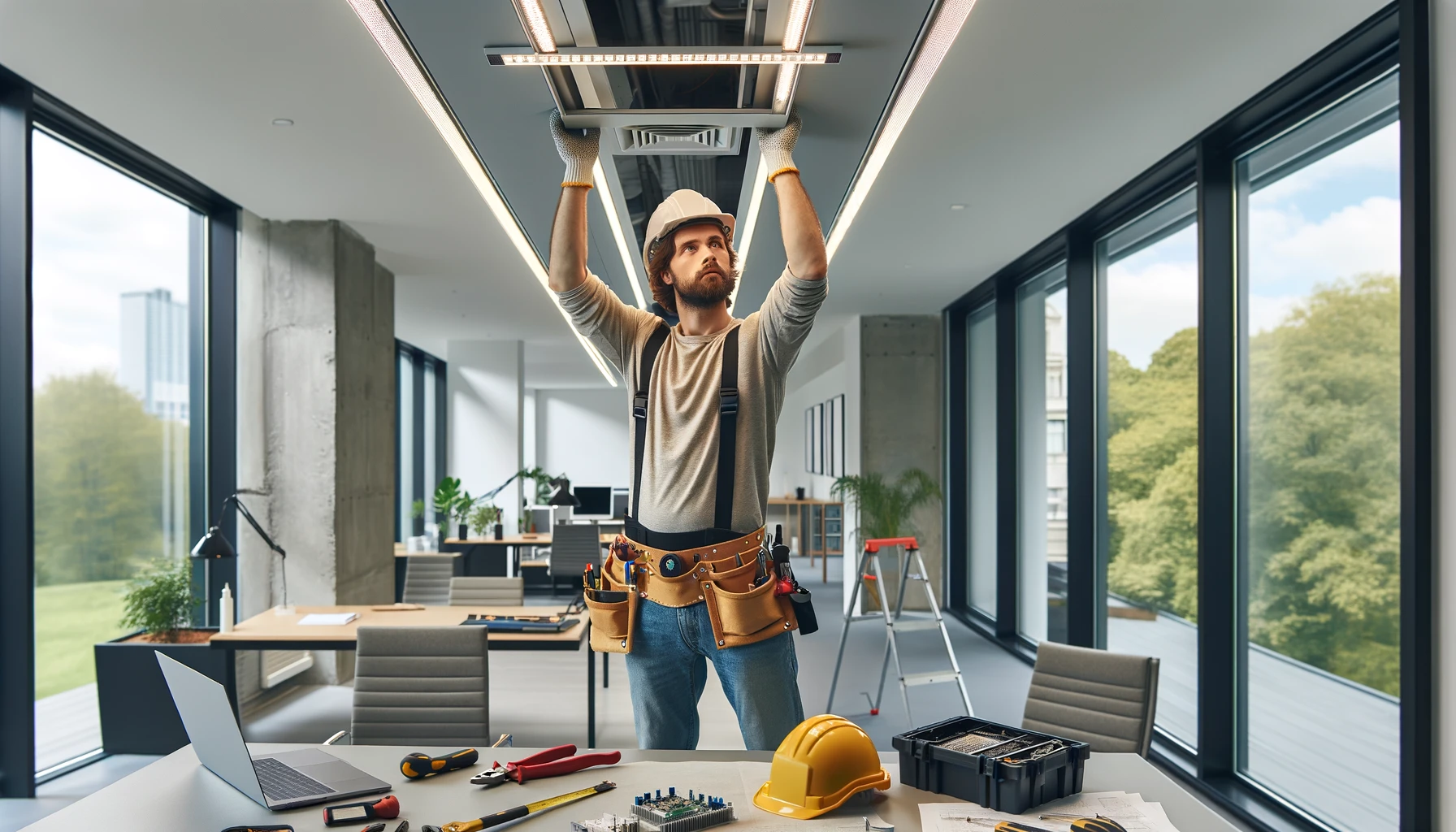 бот для монтажа светодиодного освещения