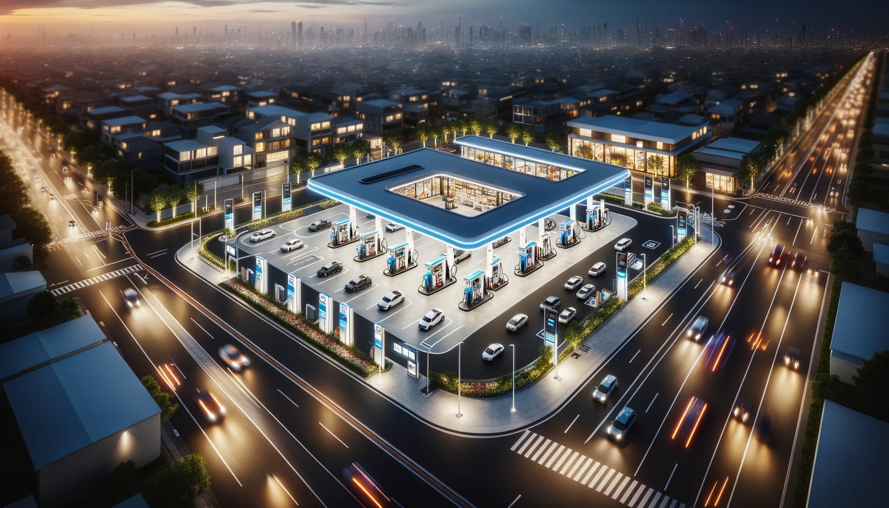 бот для строительства и оснащения АЗС