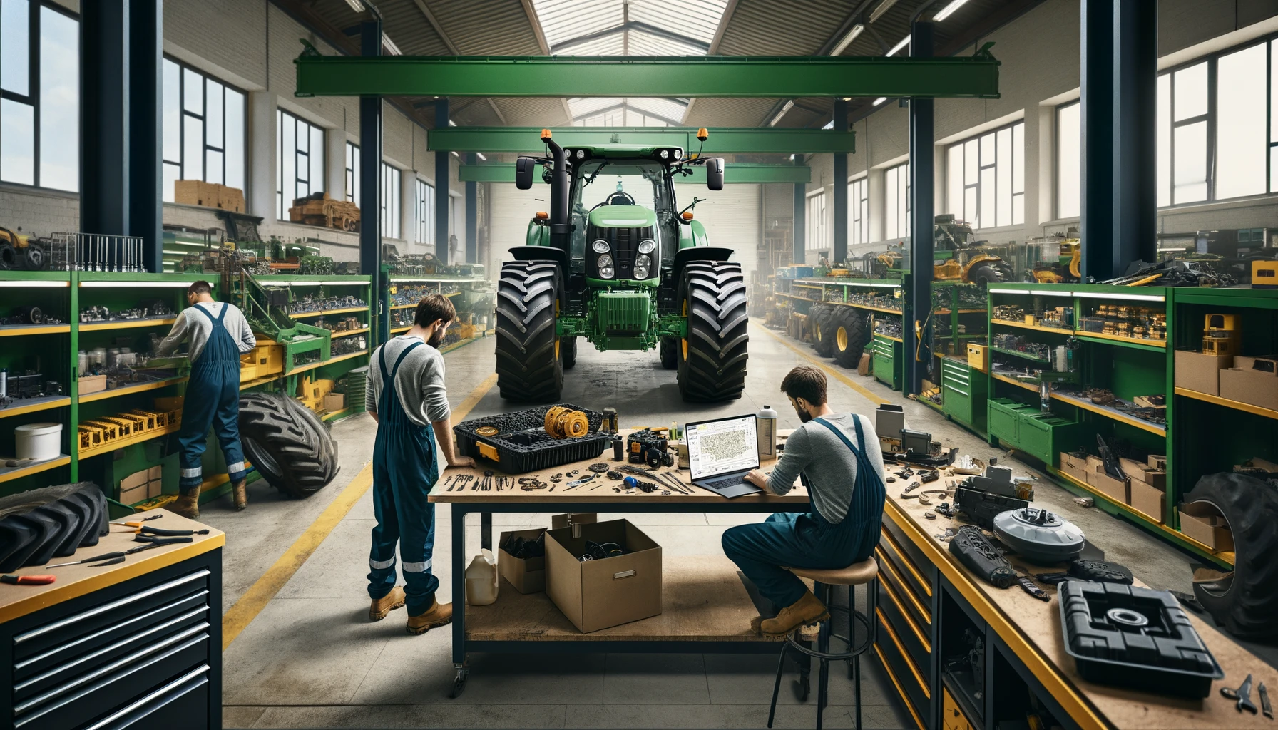 бот для ремонта сельскохозяйственной техники