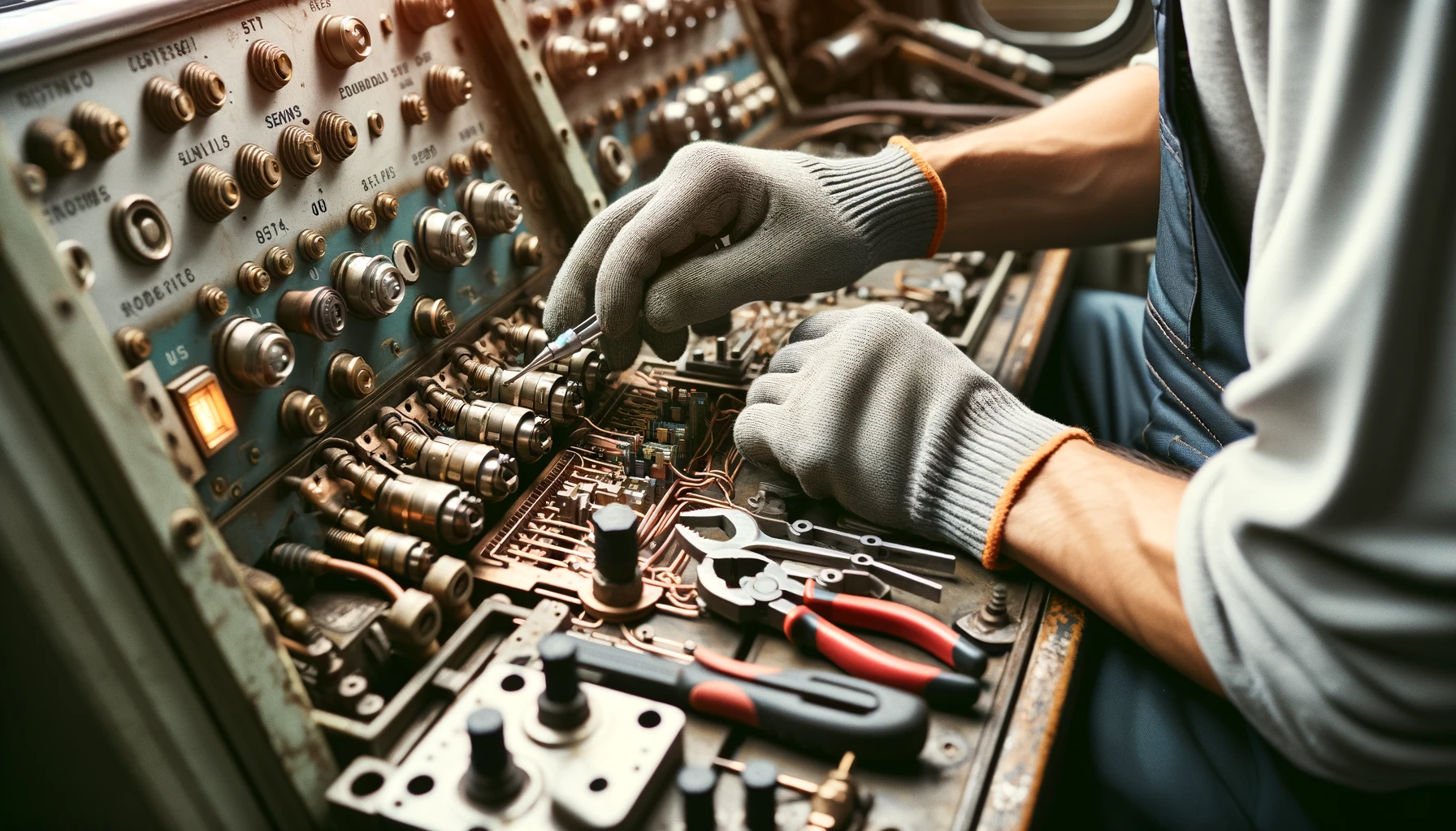 бот для ремонта железнодорожного оборудования и техники