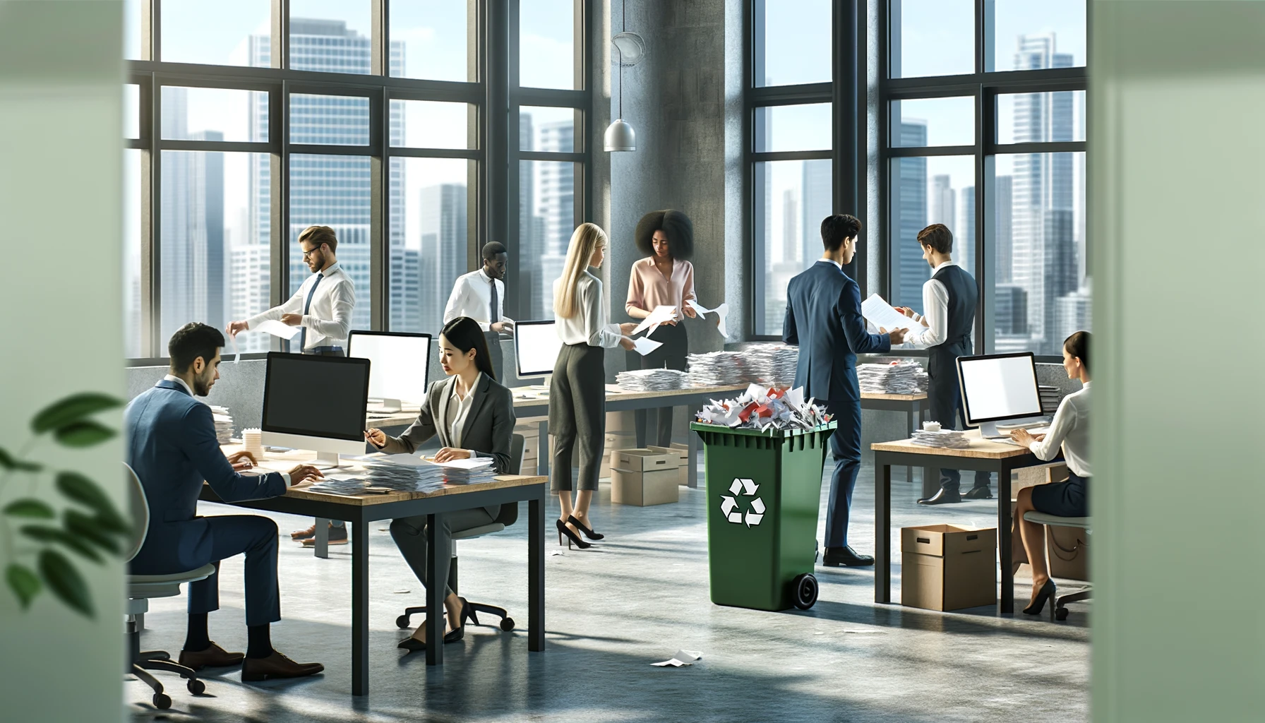 бот для сбора макулатуры