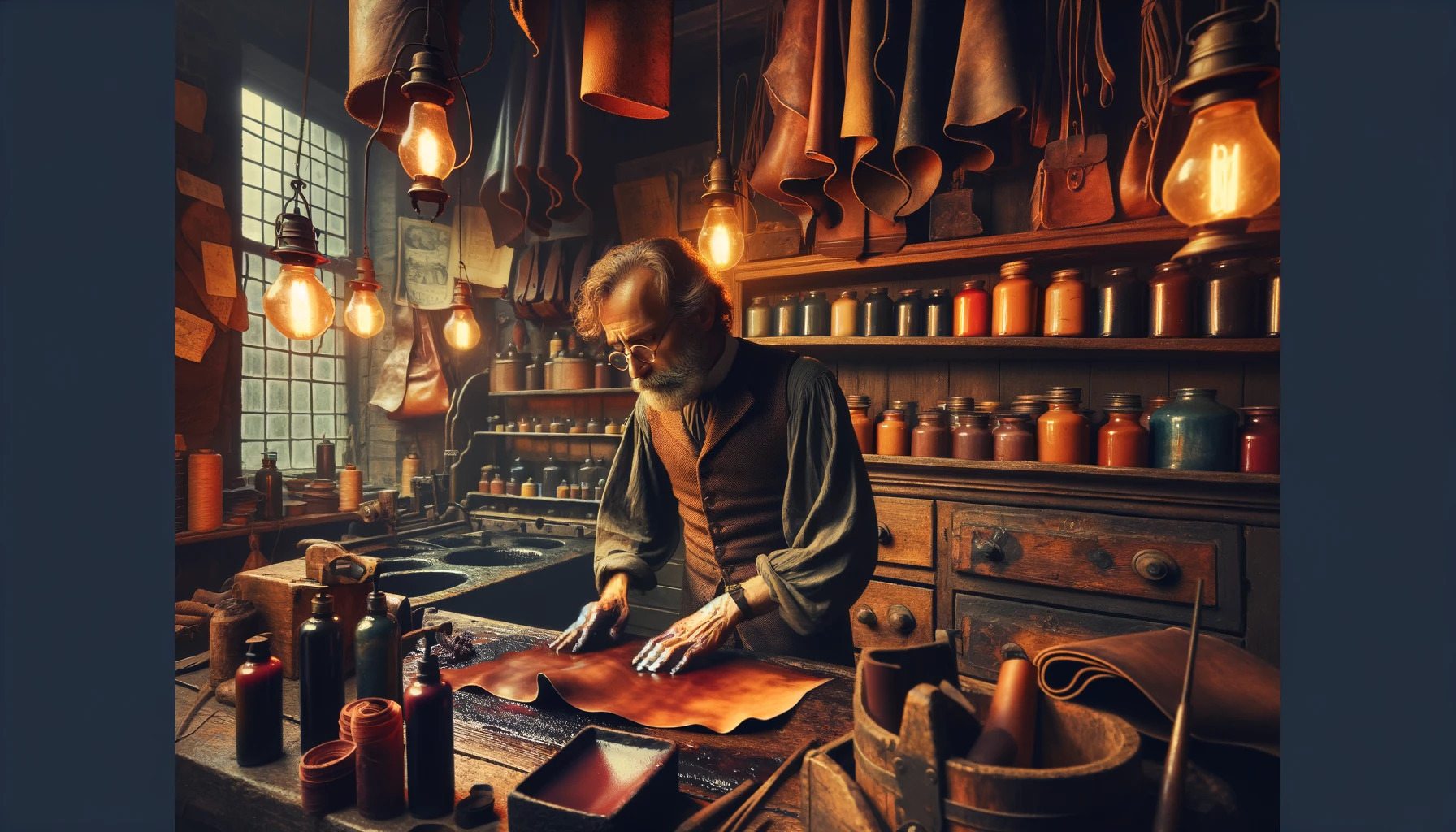 бот для кожевенной мастерской