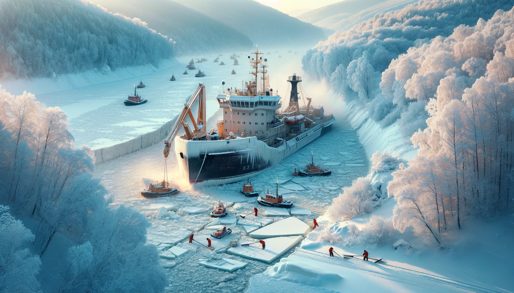 бот для управления водными путями и их обслуживания