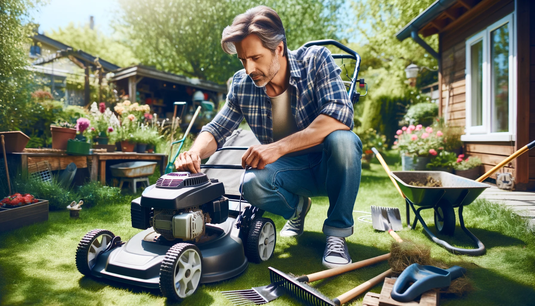 бот для ремонта садовой техники