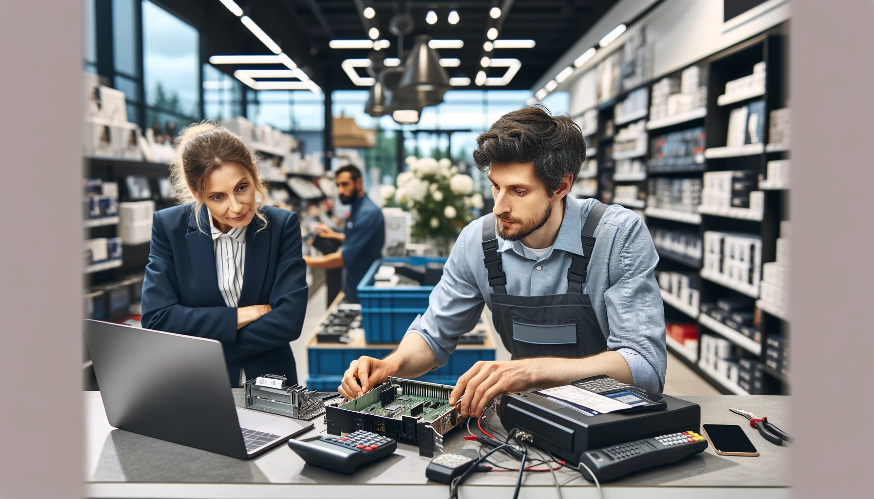 бот для ремонта торгового оборудования